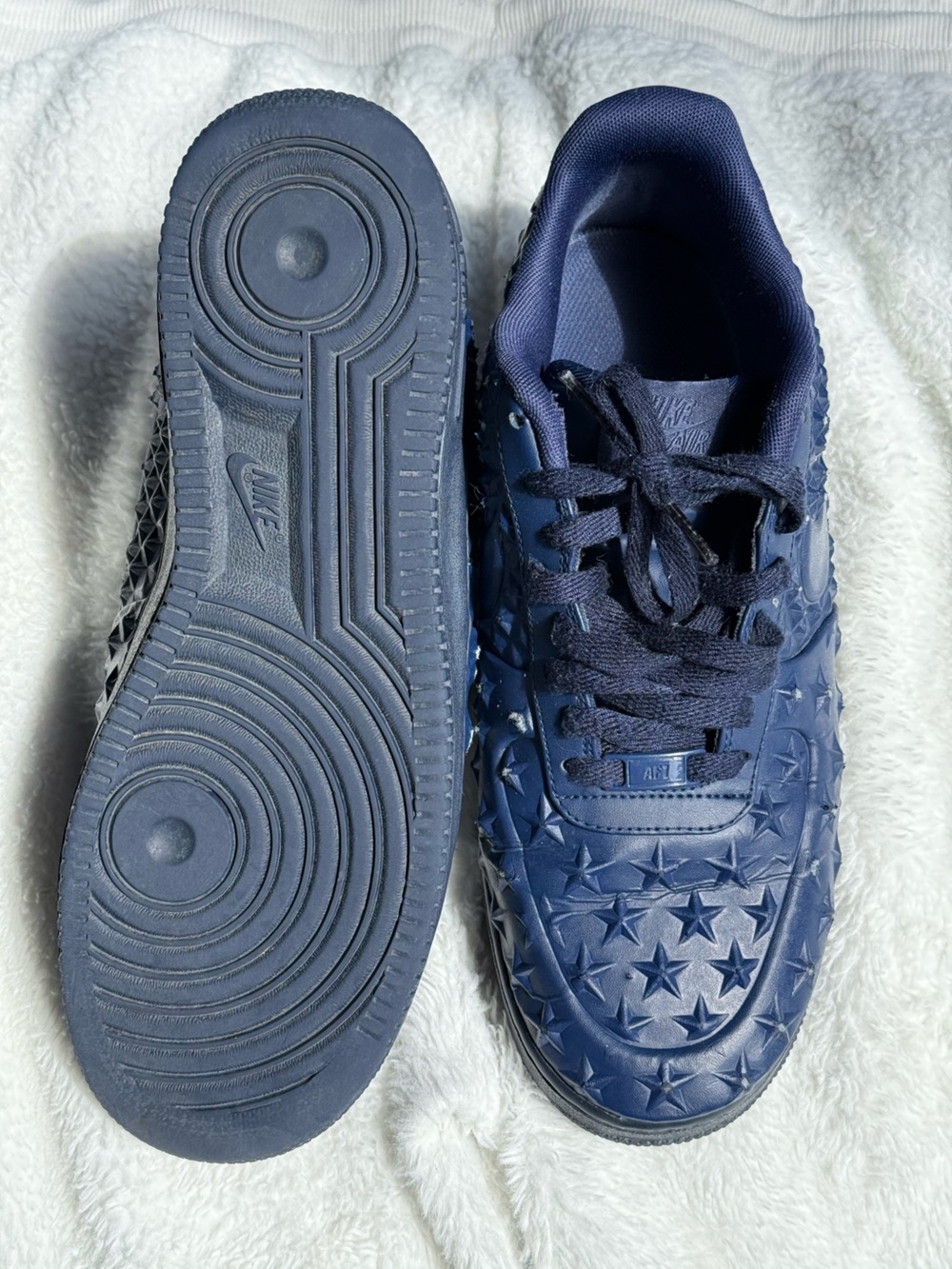 Size 10 - Nike Air Force 1 Low Independence Day Navy VT 2015 Flawed